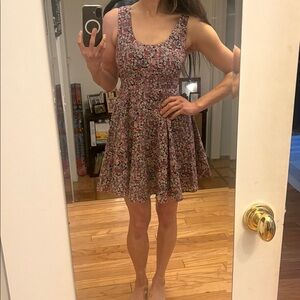 Kimchi Blue Sleeveless Floral Mini Summer Dress Size XS